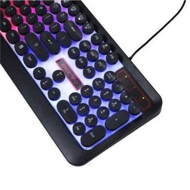 Комплект провідна клавіатура та мишка з LED підсвічуванням UKC HK-3970 ws23414 фото