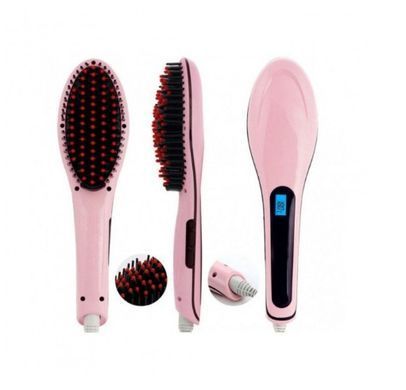 Гребінець випрямляч Fast Hair Straightener, гофре плойка прасок для волосся, праска SY-237 для вирівнювання 3334 фото