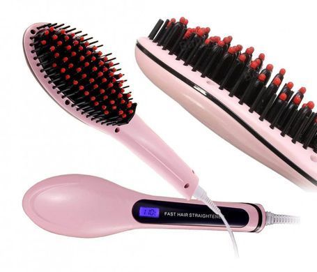Гребінець випрямляч Fast Hair Straightener, гофре плойка прасок для волосся, праска SY-237 для вирівнювання 3334 фото