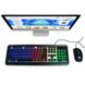 Комплект провідна клавіатура та мишка з LED підсвічуванням UKC HK-3970 ws23414 фото 9