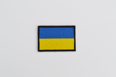 Нашивка прапорець синьо-жовтий 0004410 фото