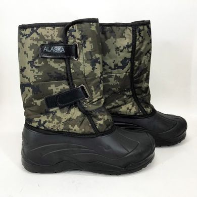 Чоботи чоловічі 43 розмір, чоловічі робочі черевики військові чоботи зимові. Колір: зелений піксель ws23194-2 фото