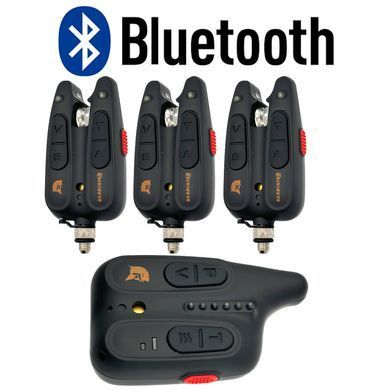 Набір сигналізаторів GLADIATOR BL1518 3+1 Black з пейджером+BLUETOOTH BL15183 фото