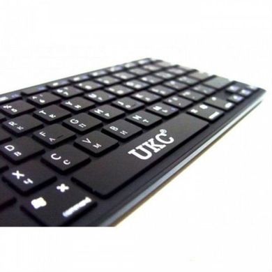 Бездротова клавіатура + мишка оптична UKC WI 1214, бюджетна клавіатура для ігор компютера та ноутбука ws41179 фото