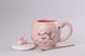 Чашка керамическая Flamingo 500мл с крышкой и ложкой чашки для кофе Nice day HPCY8276ND фото 3