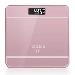 Ваги для підлоги електронні iScale 2017D 180кг (0,1кг) з температурою ваги для підлоги 180 кг. Колір: рожевий ws45389-1 фото