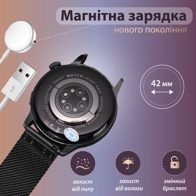 Жіночий смарт годинник з металевим браслетом сенсорний годинник розумний годинник з nfc UR151B фото