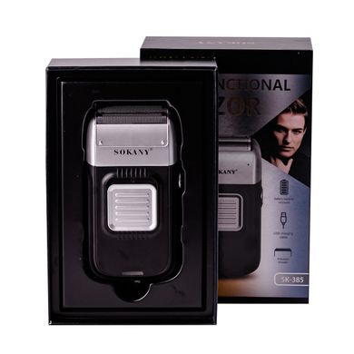 Електрична бритва для чоловіків машинка для гоління обличчя електробритва на акумуляторі 1400 мАг SK385 фото