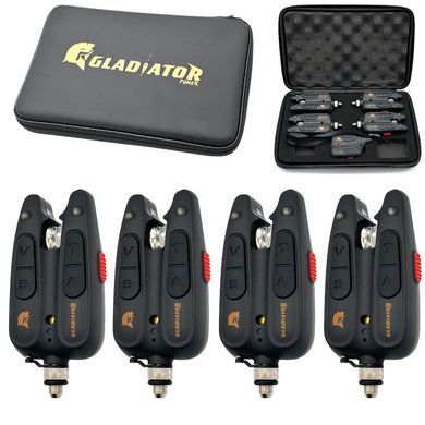 Набір сигналізаторів GLADIATOR BL1518 4+1 Black з пейджером+BLUETOOTH BL15184 фото