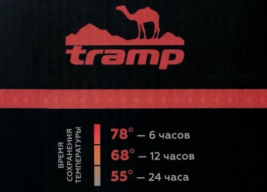 Термос TRAMP Soft Touch 0,75 л, сірий TRC-108-grey фото