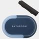 Коврик для ванной комнаты влагопоглощающий быстросохнущий нескользящий Memos 60х40см. Цвет: темно-синий ws59121-2 фото 4