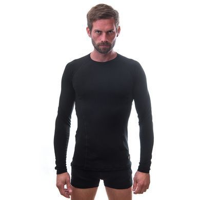 Термофутболка чоловіча Sensor Merino DF LS black 15100021, SM11M-black-XL SM11M-black-XL фото