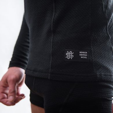 Термофутболка чоловіча Sensor Merino DF LS black 15100021, SM11M-black-XL SM11M-black-XL фото