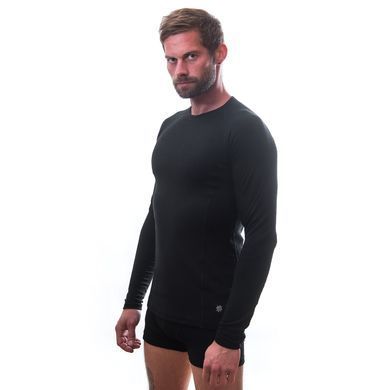 Термофутболка чоловіча Sensor Merino DF LS black 15100021, SM11M-black-XL SM11M-black-XL фото