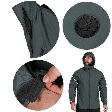 Куртка Rubicon SoftShell Графіт (7494), L 7494-L фото