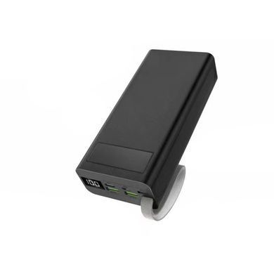 Power Bank Aspor A306 Fast Charge 30000mAh (USB-C/USB/Type-C/Lightning/22.5W)- чорний (900124) 900124 фото