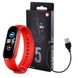 Фітнес браслет Smart Watch M5 Band Classic Black смарт годинник-трекер. Колір червоний ws57288-2 фото 1