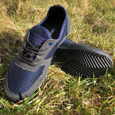 Чоловічі кросівки із сітки 45 розмір. Модель 24112. Колір: синій ws24112-4 фото