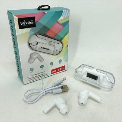 Беспроводные наушники Air13 Pro Bluetooth сенсорные с шумопоглощением, наушники для бега ws41977 фото