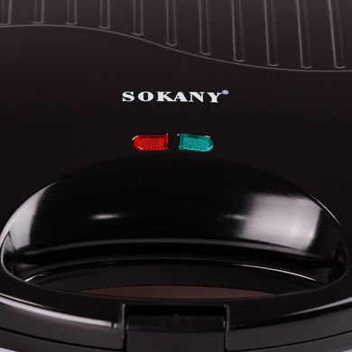 Горішниця Sokany електрична 750 Вт електрогорішниця на 12 горішків з антипригарним покриттям SK805 фото