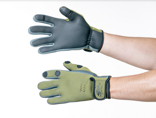 Неопренові рукавички для риболовлі Effort Tramp. Рукавички спінінгіста UTRGB-002-XL фото