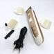Машинка для стрижки волосся Gemei GM-6113 акумуляторна, чоловіча машинка для гоління. Колір: золотий ws26152 фото 7