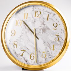 Часы настенные Мрамор большие круглые HP209 фото