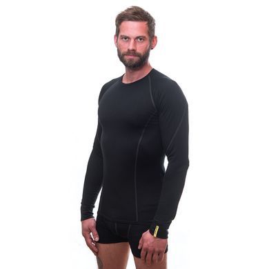Термофутболка чоловіча Sensor Merino Active LS black 11109033, SM11MA-black-M SM11MA-black-M фото