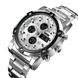 Часы наручные мужские SKMEI 1389SI SILVER, брендовые мужские часы. Цвет: серебряный ws98717-1 фото 3