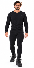 Термобілизна чоловіча Tribe Microfleece (футболка+штани) T-KA-0015-black, T-KA-0015-black-L T-KA-0015-black-L фото