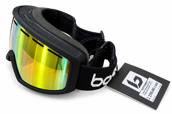 Маска гiрськолижна Bolle Cascade Fit: Medium  Cta. S3 black & matte / sunrise BG006003 фото