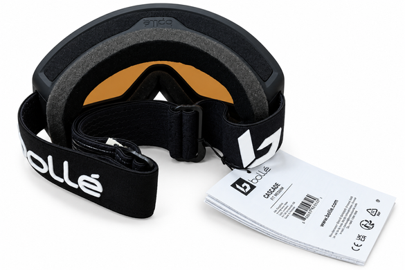 Маска гiрськолижна Bolle Cascade Fit: Medium  Cta. S3 black & matte / sunrise BG006003 фото