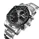 Часы наручные мужские SKMEI 1389SIBK SILVER-BLACK, модные мужские часы. Цвет: серебряный + черный ws98717-2 фото 3