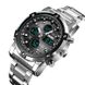 Годинник наручний чоловічий SKMEI 1389SIBK SILVER-BLACK, модний чоловічий годинник. Колір: срібний + чорний ws98717-2 фото 4