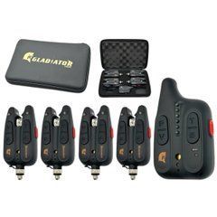 Набір сигналізаторів GLADIATOR RF1118 4+1 Black з пейджером RF11184 фото