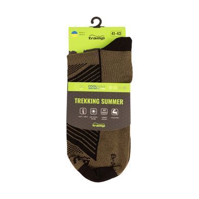 Шкарпетки літні Tramp Coolmax короткі UTRUS-009-olive , 41/43 UTRUS-009-olive-41/43 фото