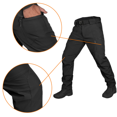 Брюки SoftShell 2.0 Black (6584), M 6584M фото