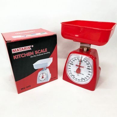 Компактные кухонные весы для удобства приготовления пищи MATARIX MX-405 5 AQ-462 кг красные 214734 фото