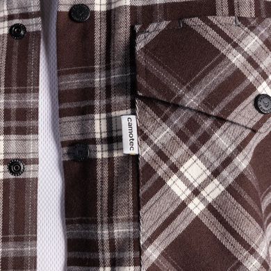 Сорочка &ldquo;Буревій&rdquo; Brown/White 9577(2XL) фото