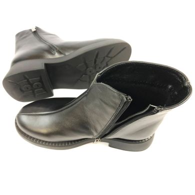 Жіночі весняні/осінні черевики із натуральної шкіри. 40 Розмір. Колір: чорний ws61997-2 фото