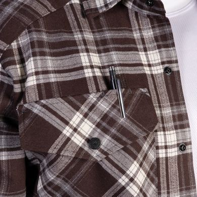 Сорочка &ldquo;Буревій&rdquo; Brown/White 9577(2XL) фото