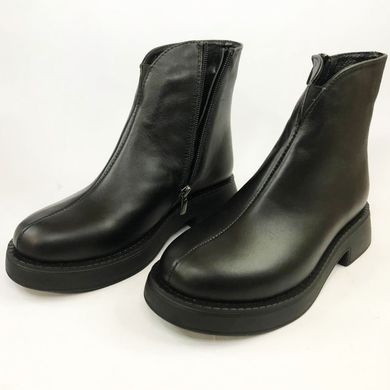 Женские весенние/осенние ботинки из натуральной кожи. 40 размер. Цвет: черный ws61997-2 фото