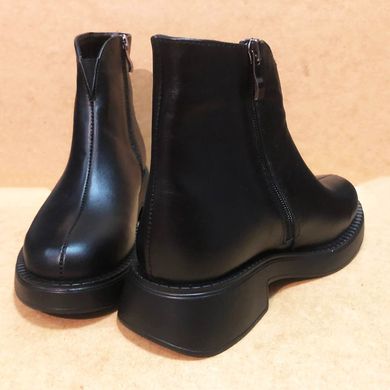 Жіночі весняні/осінні черевики із натуральної шкіри. 40 Розмір. Колір: чорний ws61997-2 фото