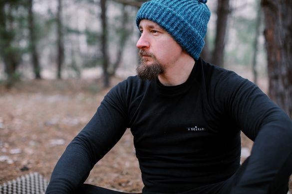 Термобілизна чоловіча Tribe Microfleece (футболка+штани) T-KA-0015-black, T-KA-0015-black-M T-KA-0015-black-M фото