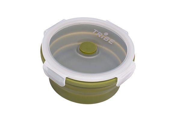 Контейнер Tribe Bowl Container 550 мл силіконовий T-FF-0045, olive T-FF-0045-olive фото