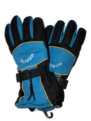 Перчатки горнолыжные Marutex голубые синие AZL-07-blue фото