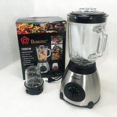 Блендер Domotec MS-6609/5699 з кавомолкою стаціонарний на 1.5л 1000 Вт, блендер для GM-899 смузі, електричний 283414 фото
