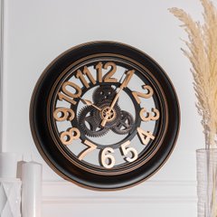 Часы настенные Шестерни большие круглые HP212 фото