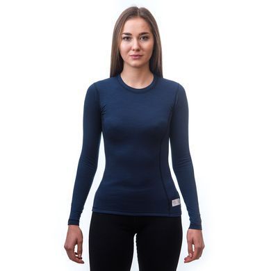 Термофутболка жіноча Sensor Merino DF LS deepblue 19200033, SW11M-deep-blue-L SW11M-deep-blue-L фото