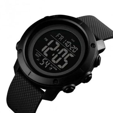 Годинник наручний чоловічий SKMEI 1426BKBK BLACK-BLACK, годинник тактичний протиударний. Колір: чорний ws66221-1 фото